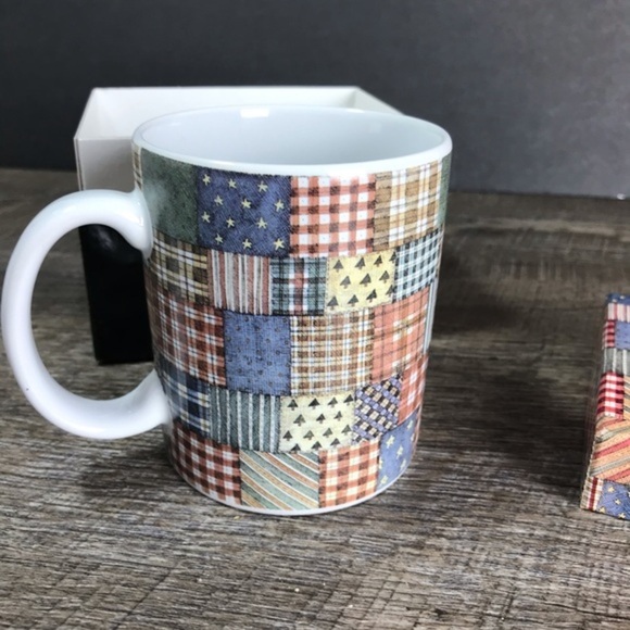 Vintage 90s Lang & Wise Santa mug Christmas with Box new - Picture 4 of 6